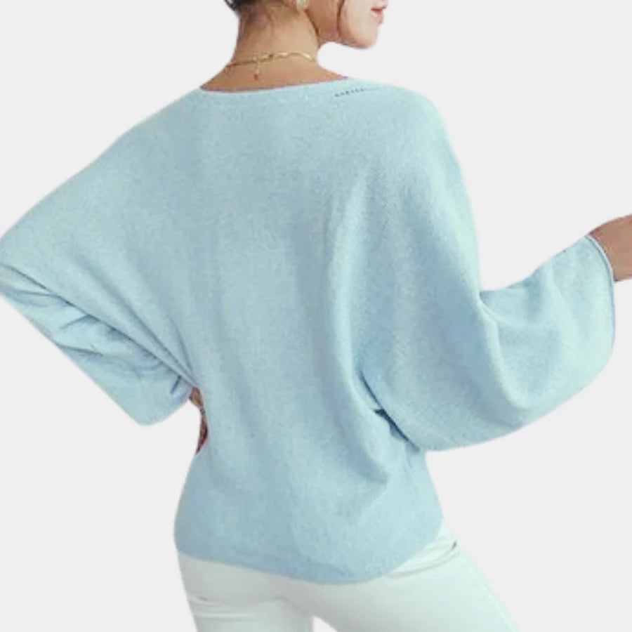 Mia - charmante trui met bloemenborduurwerk voor dames