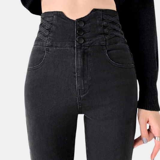 Stijlvolle jeans met hoge taille voor dames