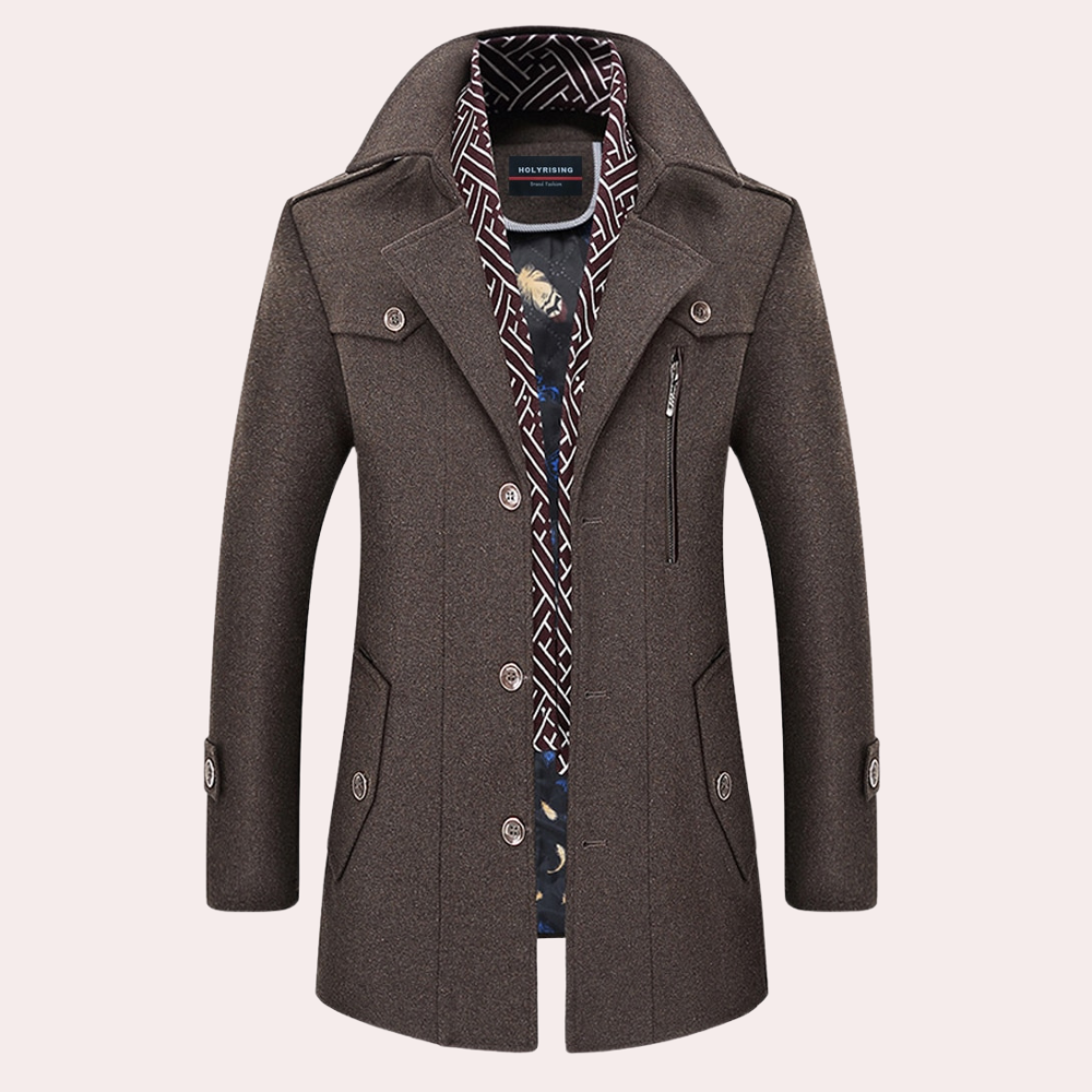 Stijlvolle herenjas voor een verfijnde look