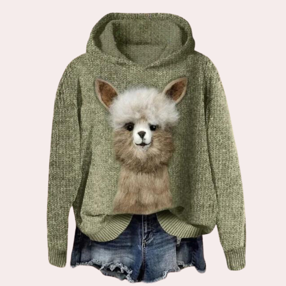 Talia - trendy damestrui met levendige dierenprint