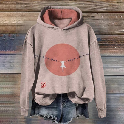 Talia - trendy damestrui met levendige dierenprint