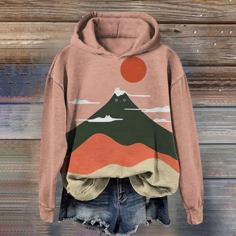 Talia - trendy damestrui met levendige dierenprint