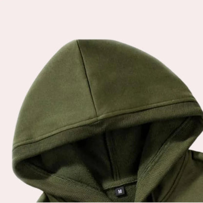 Fritz - stijlvol herensweatshirt met capuchon en camouflagepatroon