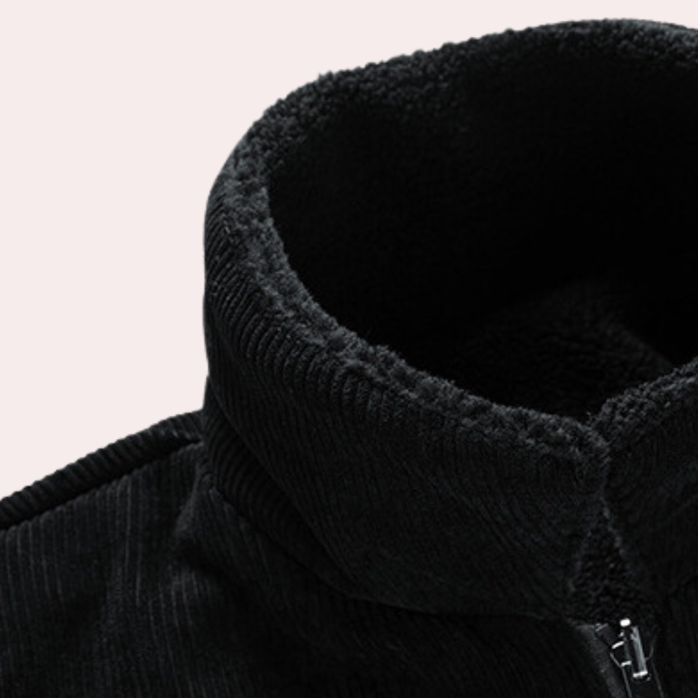 Elegante corduroy herenjas voor optimaal comfort