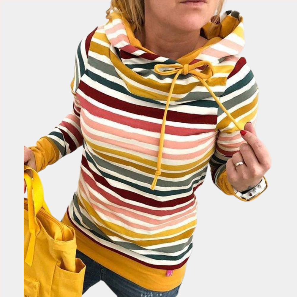 Sanias - trendy gestreepte damestrui voor een modieuze look