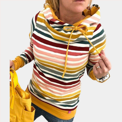 Sanias - trendy gestreepte damestrui voor een modieuze look
