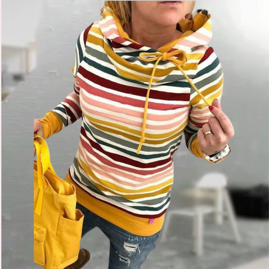 Sanias - trendy gestreepte damestrui voor een modieuze look