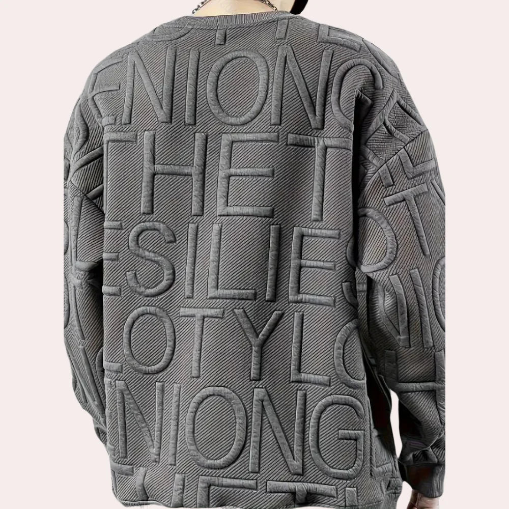 Rolf - herentrui met reliëfstructuur