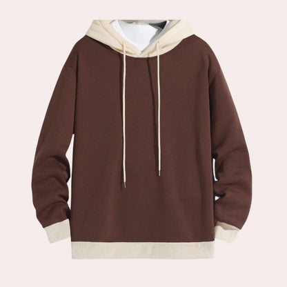 Dimitris - casual herenhoodie met trekkoord