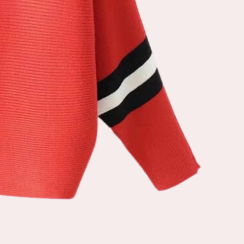 Karine - modieuze damestrui met elegante, minimalistische strepen