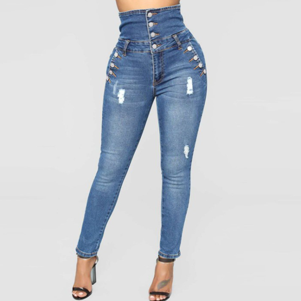 Nola - stijlvolle skinny broek met hoge taille voor dames
