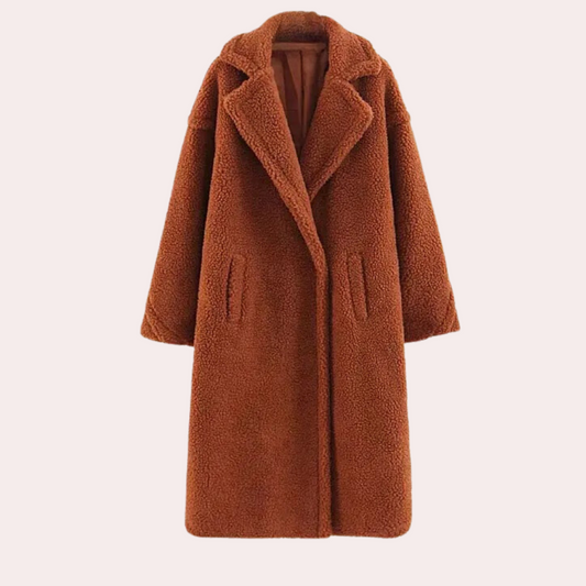 Szilard - elegante en comfortabele damesjas van luxe pluche