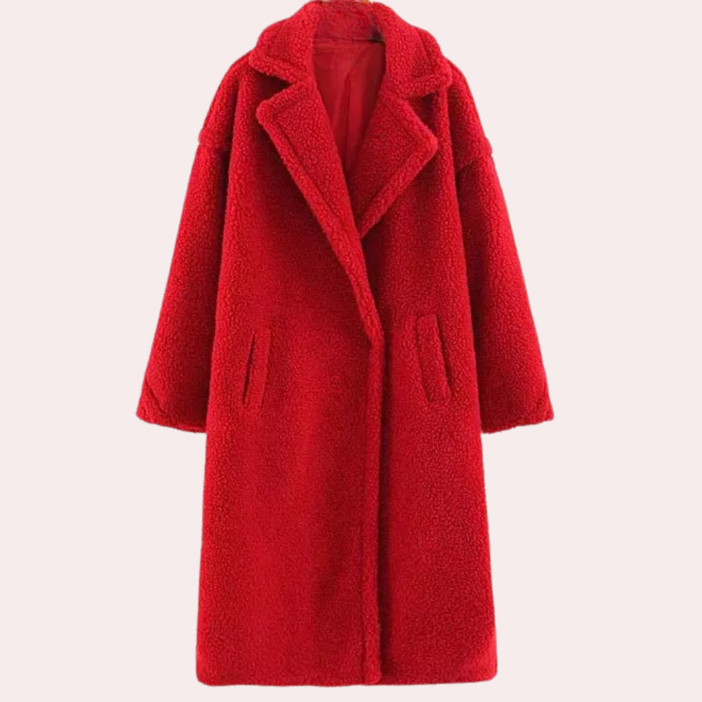 Szilard - elegante en comfortabele damesjas van luxe pluche
