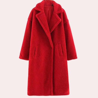 Szilard - elegante en comfortabele damesjas van luxe pluche