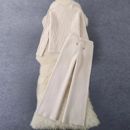 Graciela - elegante 2-delige gebreide set voor dames