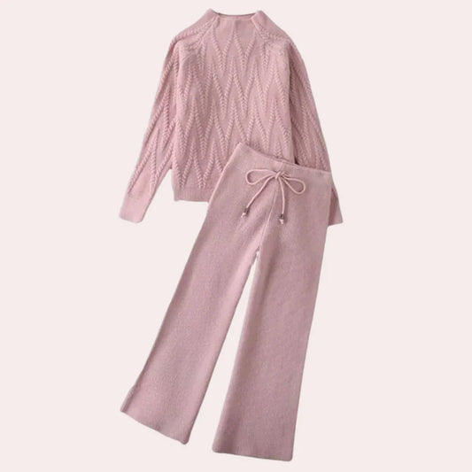 Graciela - elegante 2-delige gebreide set voor dames