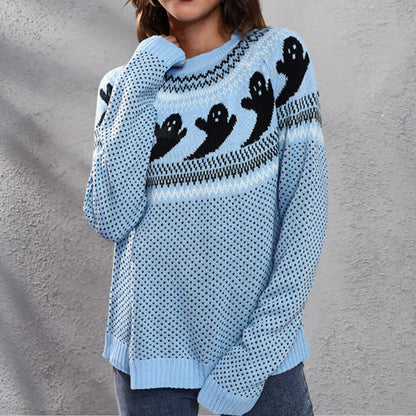 Stijlvolle cousins halloween trui voor dames - perfect voor de feestdagen!