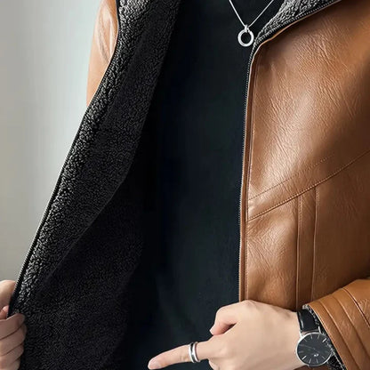 Trendy casual motorjack voor heren