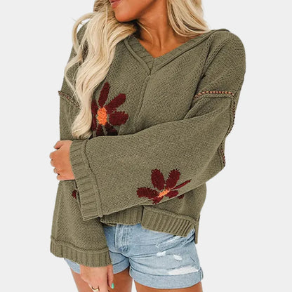 Honoria - damestrui in gebloemd breigoed