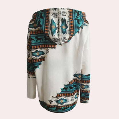 Mea - trendy damessweatshirt met capuchon voor een creatieve look