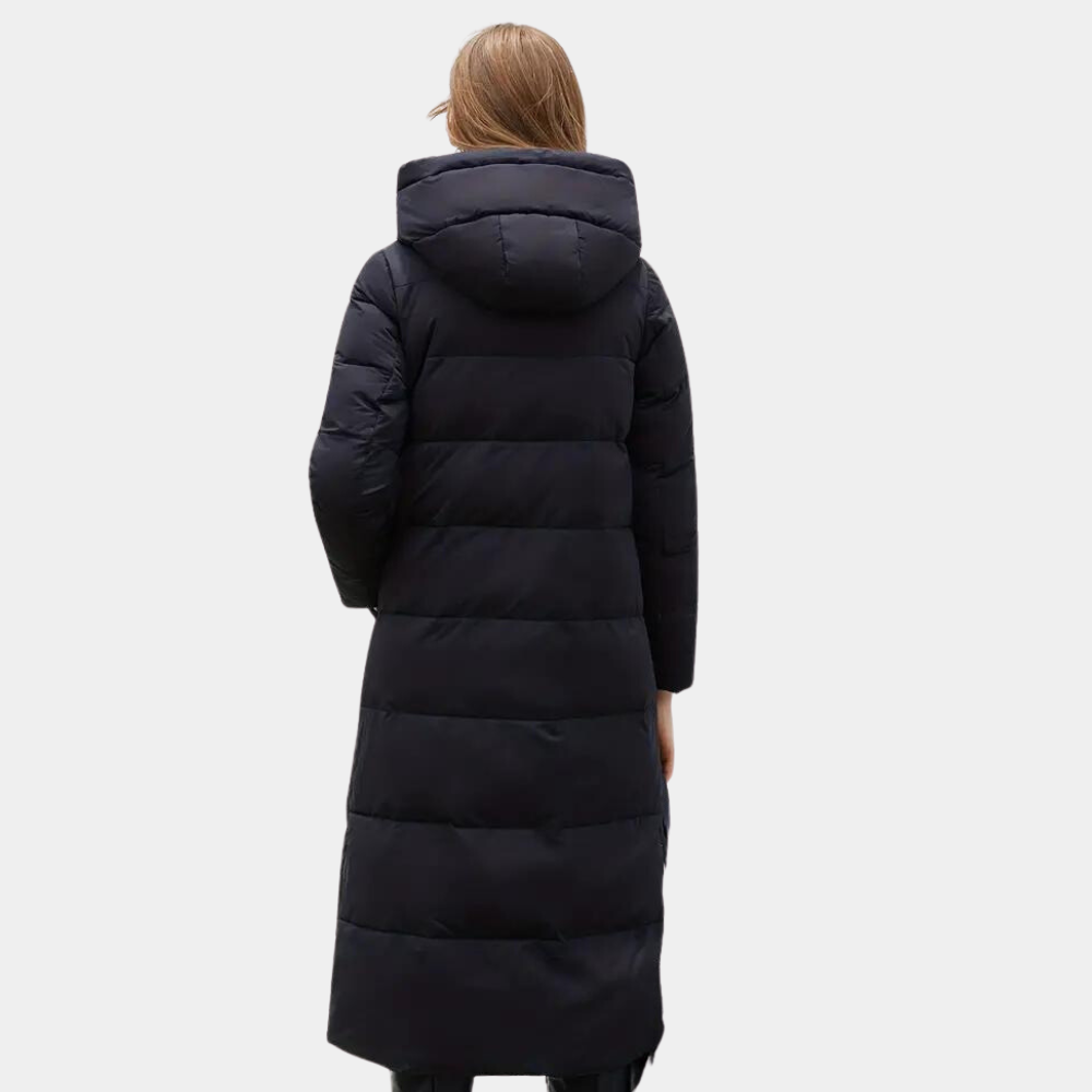 Samantha - luxe gewatteerde damesjas met knusse capuchon