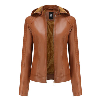 Mirjete - elegant leren jack voor een tijdloze look