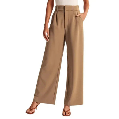 Waverly - broek met hoge taille en wijde pijpen