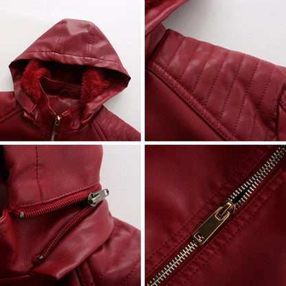 Mirjete - elegant leren jack voor een tijdloze look