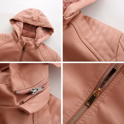 Mirjete - elegant leren jack voor een tijdloze look