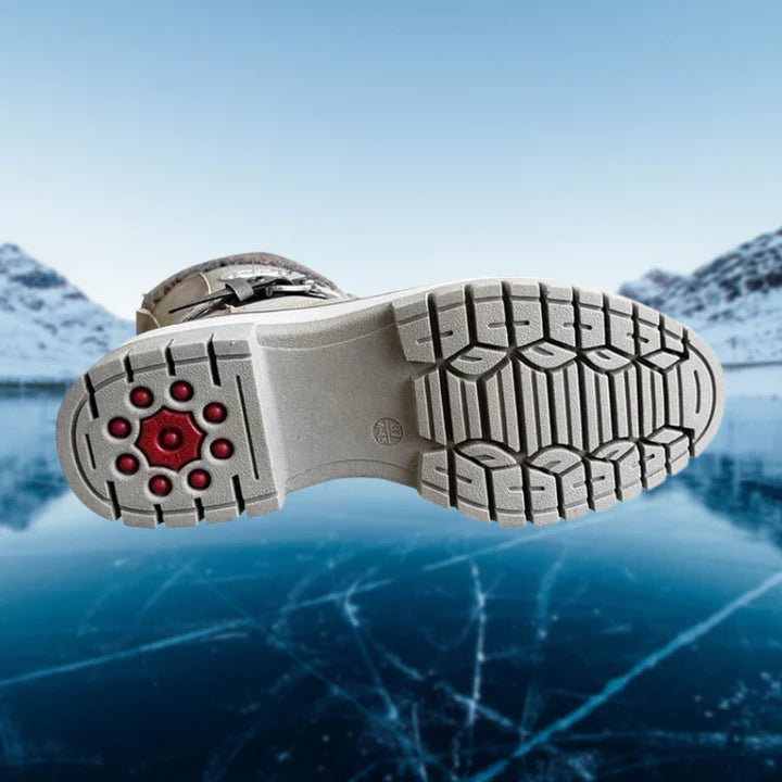 Comfortabele en stijlvolle leren dameswinterlaarzen