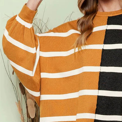 Victoria - stijlvolle gestreepte casual trui voor dames