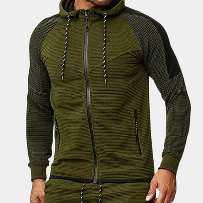 Niko - stijlvolle herenjas met capuchon voor een moderne look