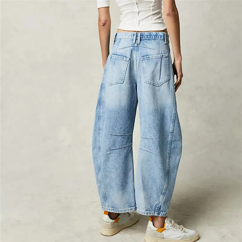 Retro damesjeans - casual snit