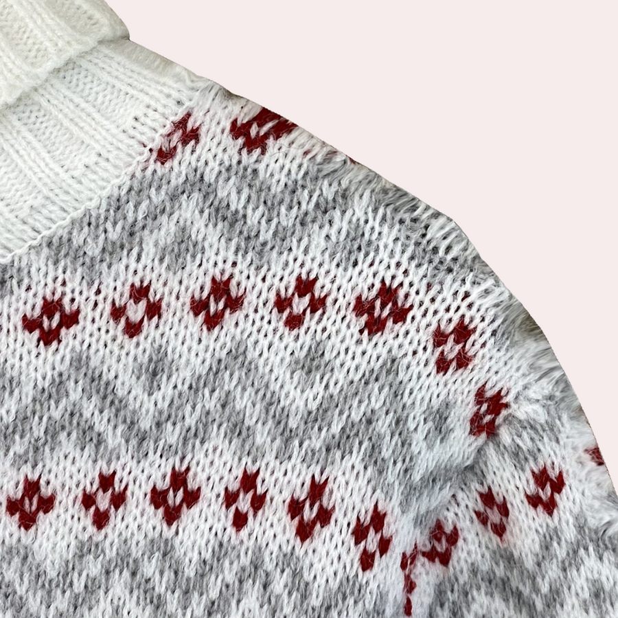 Corrina - elegante kersttrui met col voor dames