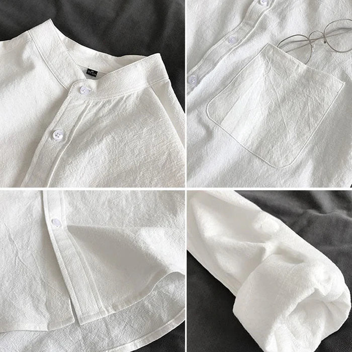 Barnaby - voorjaarsblouse met borstzakje