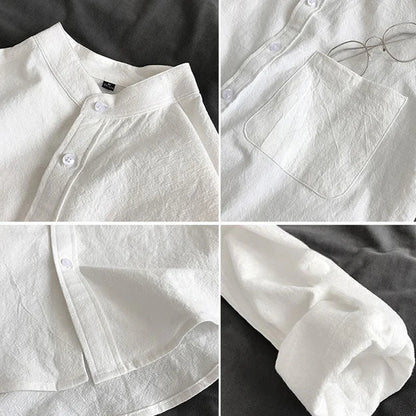 Barnaby - voorjaarsblouse met borstzakje