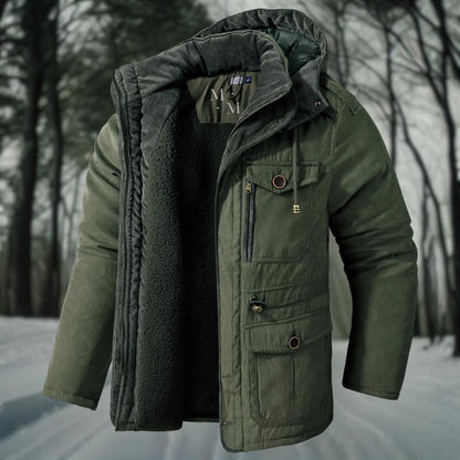 Warme herenwinterjas met feel-good factor
