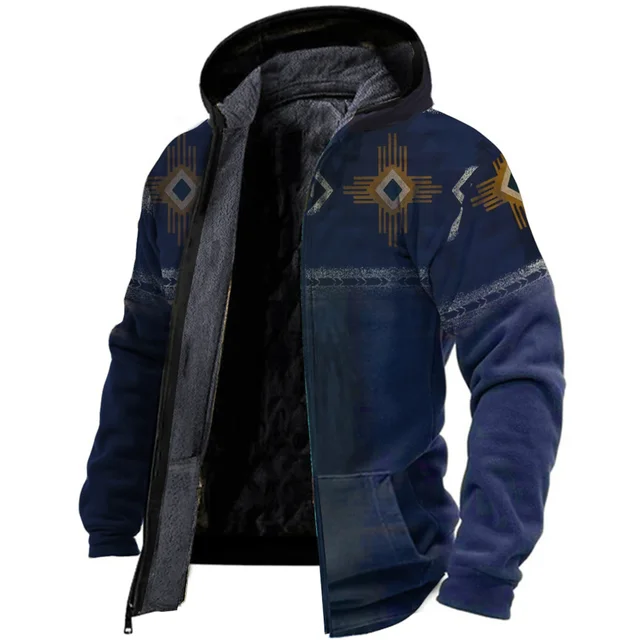 Susanna - warme vintage fleece herenjas
