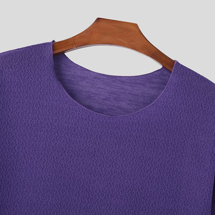 Roma | ademend, elegant design heren-T-shirt met lange mouwen
