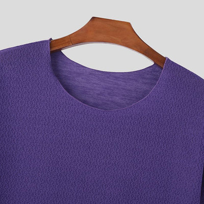 Roma | ademend, elegant design heren-T-shirt met lange mouwen