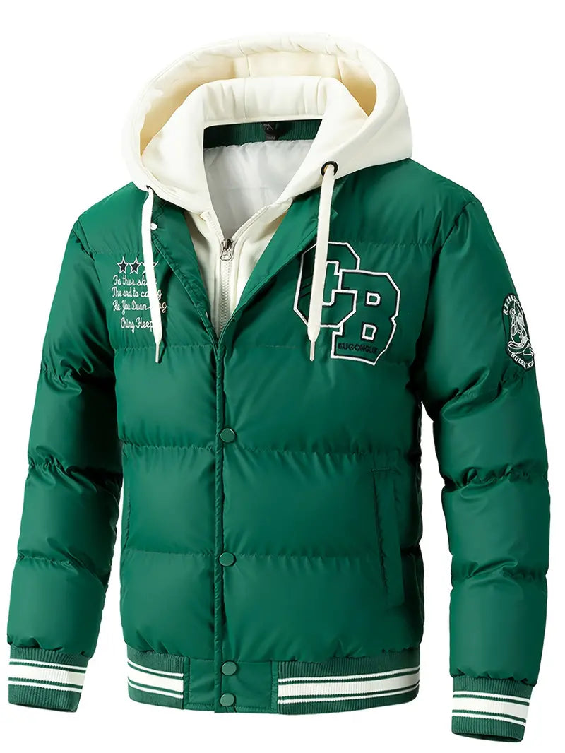 Casual herenjack met capuchon - niklas