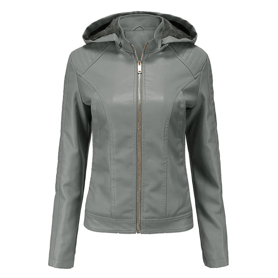 Mirjete - elegant leren jack voor een tijdloze look