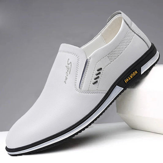 Elegante leren herenschoenen in verschillende kleuren