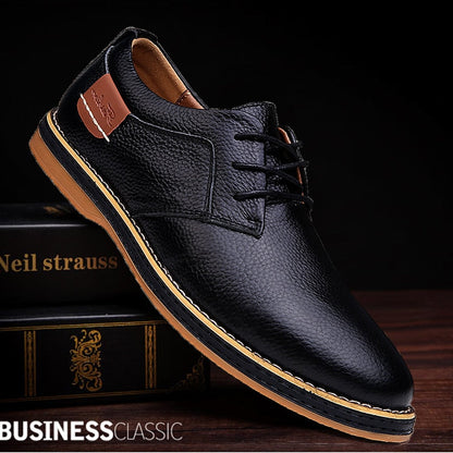 Hoge kwaliteit leren oxford herenschoenen in diverse kleuren