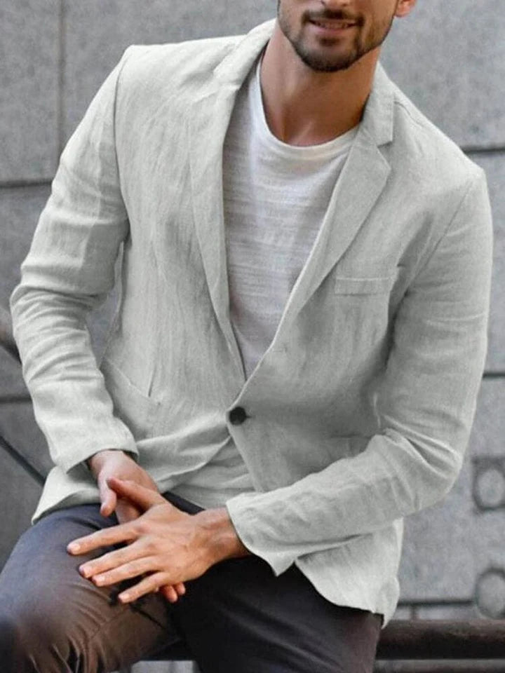 Moderne - linnen blazer voor de trendbewuste man