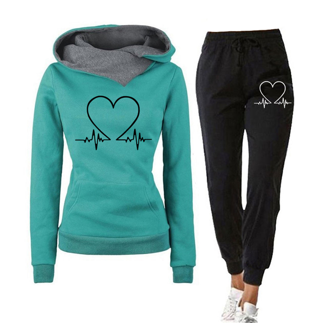 Heartbeat - elegante dames joggingset met comfortabele broek