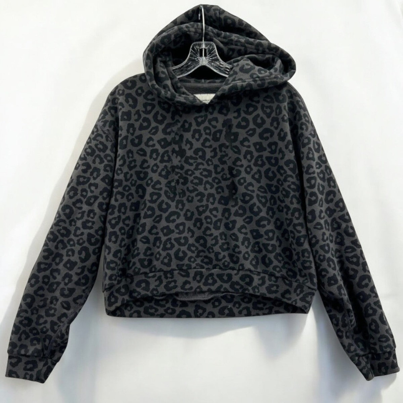 Herenhoodie met luipaardprint - stijlvol en casual voor streetwear