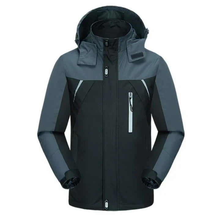 Tweekleurige -winterjas voor heren