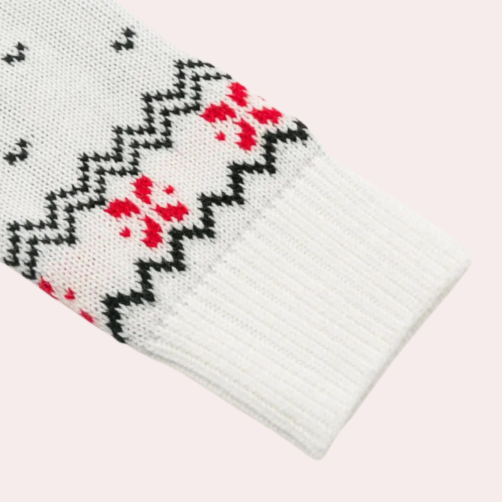 Feona - Elegante dames kersttrui met stijl