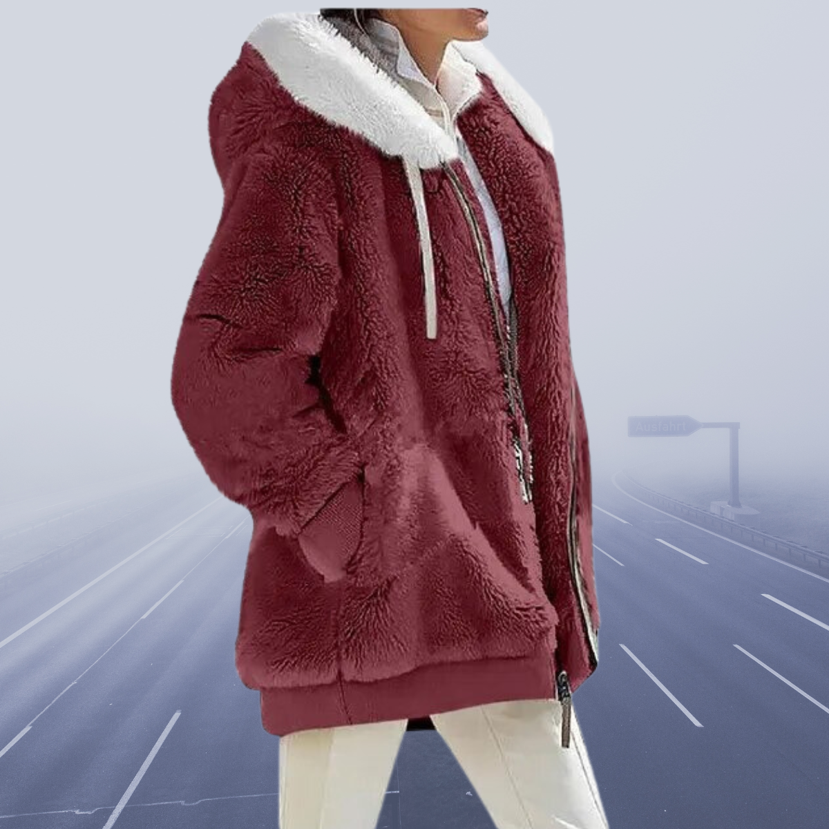 Oversized teddyjack voor dames | gezellig en warm | winterjas